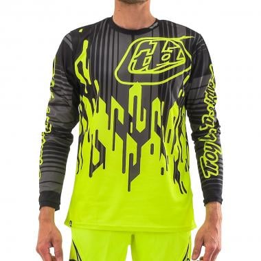 TROY LEE DESIGNS SPRINT CODE Long-Sleeved Jersey Black/Yellow 0