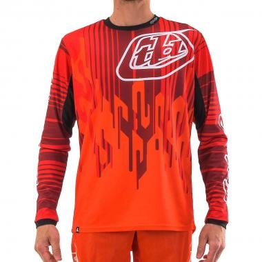 Maillot TROY LEE DESIGNS SPRINT CODE Manches Longues Orange TROY LEE DESIGNS Probikeshop 0