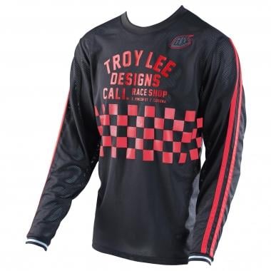 TROY LEE DESIGNS SUPER RETRO Long-Sleeved Jersey Black/Red 0