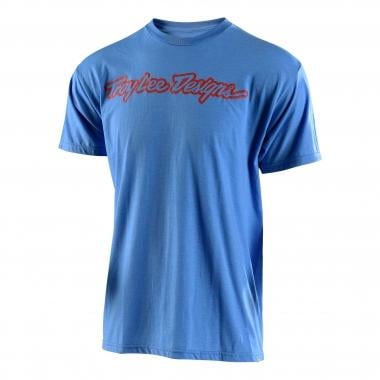 T-Shirt TROY LEE DESIGNS SIGNATURE Bleu/Orange TROY LEE DESIGNS Probikeshop 0