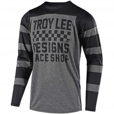 TROY LEE DESIGNS SKYLINE CHECKER Long-Sleeved Jersey Black/Grey 0