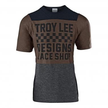 TROY LEE DESIGNS SKYLINE AIR CHECKER Short-Sleeved Jersey Brown/Grey 0
