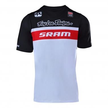 Maillot TROY LEE DESIGNS SKYLINE AIR SRAM Manches Courtes Blanc TROY LEE DESIGNS Probikeshop 0