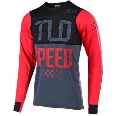 TROY LEE DESIGNS SKYLINE SPEEDSHOP Long-Sleeved Jersey Red/Black 2019 0