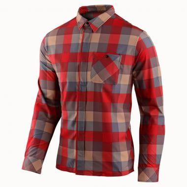 Camicia TROY LEE DESIGNS GRIND FLANNEL Rosso 0