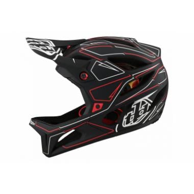 TROY LEE DESIGNS STAGE PINSTRIPE MTB Helmet Black/Red - Limited Edition 0
