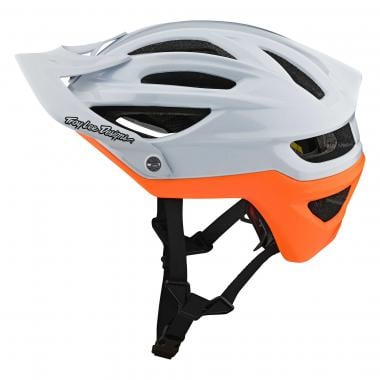 TROY LEE DESIGNS A2 MIPS DECOY MTB Helmet White/Orange 0