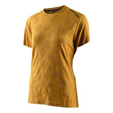 TROY LEE DESIGNS LILIUM Women's Short-Sleeved Jersey Yellow Panther 0