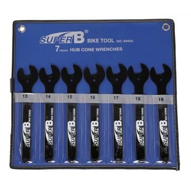 SUPER B Cone Wrench Set of 7 0