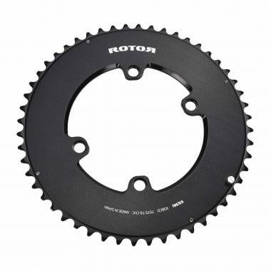 ROTOR ROUND RING AERO ALDHU / VEGAST / Shimano R9100 / R8000 11 Speed Outer Chainring 110 mm 0