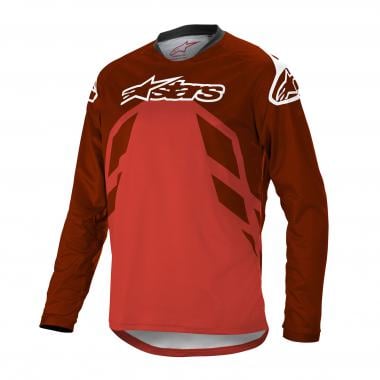 Maillot ALPINESTARS RACER V2 Manches Longues Rouge/Blanc