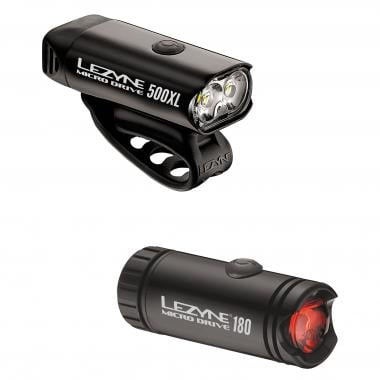 LEZYNE MICRO DRIVE 500XL / MICRO DRIVE Front and Rear Light 0