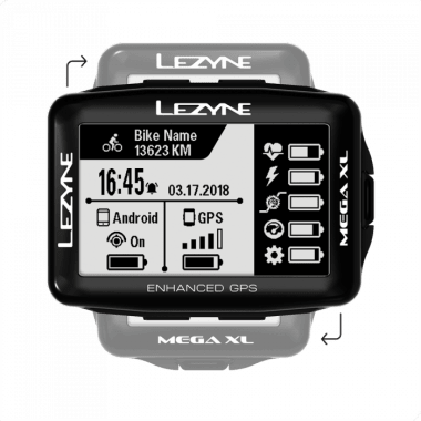 GPS LEZYNE MEGA XL GPS HR/PRO SC LOADED 0
