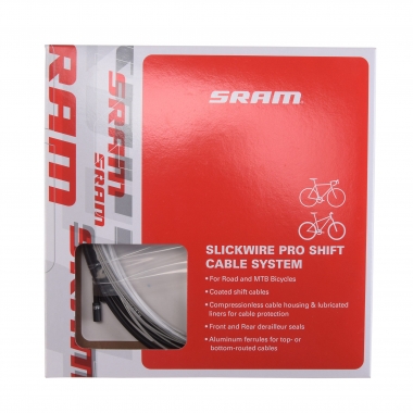 SRAM SLICKWIRE PRO Dearilleur Cables and Housings Kit 0
