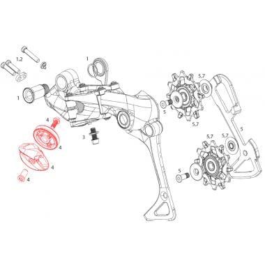 Kit Puleggia Guidacavo Cambio Posteriore SRAM X01/DH/X1 1x11V #11.7518.029.000 0