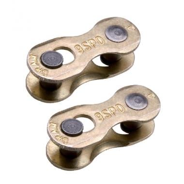 SRAM POWER LINK 9 Speed Quick Release Chain Links Gold (x2) 0