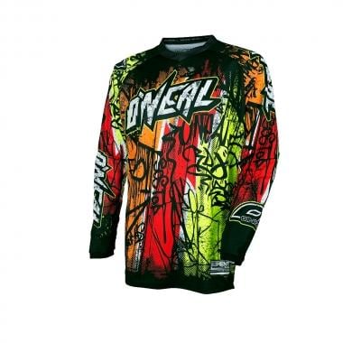 O'NEAL ELEMENT VANDAL Long-Sleeved Jersey Black/Neon Yellow 0