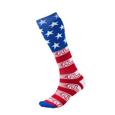 O'NEAL PRO MX USA Socks White/Blue/Red 0