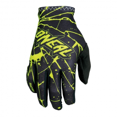 O NEAL MATRIX ENIGMA Gloves Black/Neon Yellow 0