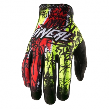 Handschuhe O'NEAL MATRIX VANDAL Neongelb/Rot 0