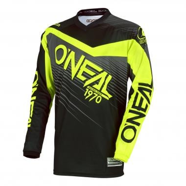O'NEAL ELEMENT RACEWEAR Long-Sleeved Jersey Neon Yellow/Black 0
