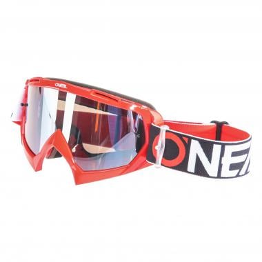 Goggle O'NEAL B-10 TWOFACE Rot/Schwarz/Weiß Spiegelglas 0