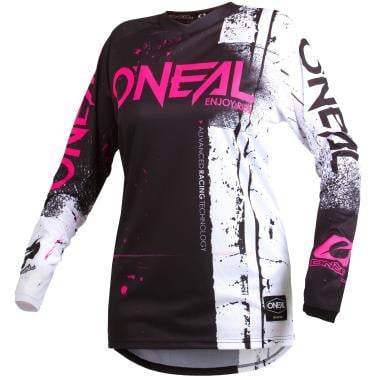 Maillot O'NEAL ELEMENT SHRED Femme Manches Longues Noir/Rose O'NEAL Probikeshop 0