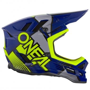 MTB-Helm O'NEAL BLADE DELTA Blau/Neongelb 0