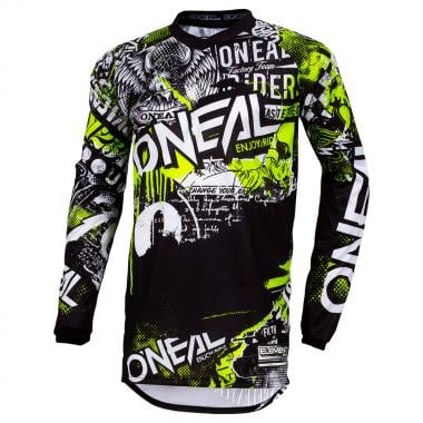 Maillot O'NEAL ELEMENT ATTACK Enfant Manches Longues Noir/Jaune O'NEAL Probikeshop 0