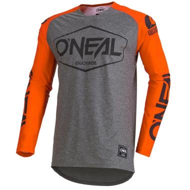 O'NEAL MAYHEM LITE HEXX Long-Sleeved Jersey Grey/Orange 0