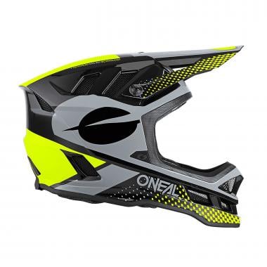 O`NEAL BLADE POLYACRYLITE ACE MTB Helmet Black/Neon Yellow/Grey  0