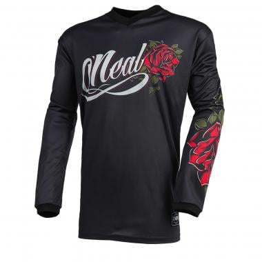 Maillot O'NEAL ROSES Femme Manches Longues Noir 2022