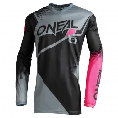 Maillot O'NEAL RACEWEAR Femme Manches Longues Gris/Rose 2022