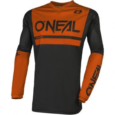 Maillot O'NEAL ELEMENT THREAT AIR V.23 Manches Longues Noir/Orange 2023 O'NEAL Probikeshop 0