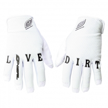 O NEAL ANDREU LOVES DIRT Gloves White 0