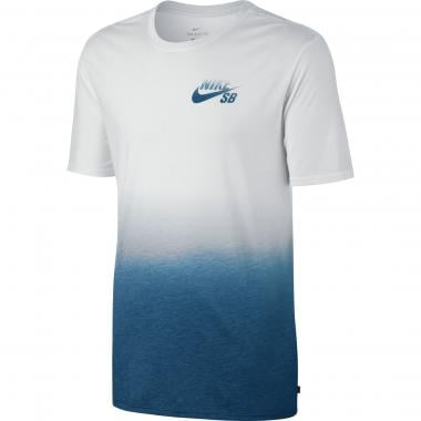 T-Shirt NIKE SB DRY DIP DYE Blanc/Bleu NIKE Probikeshop 0