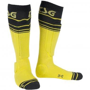 TSG Socks with Shin Guards Yellow/Black 0