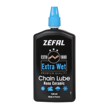 Lubricante cerámico para cadena ZEFAL EXTRA WET LUBE - Cualquier meteorología (120 ml) 0