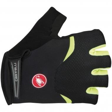 CASTELLI ARENBERG Short Finger Gloves Black/Neon Yellow 0