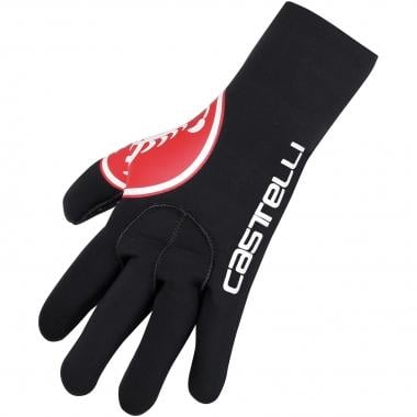 Handschuhe CASTELLI DILUVIO Schwarz/Weiß/Rot 0