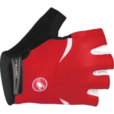 CASTELLI ARENBERG GEL Short Finger Gloves Red/White 0