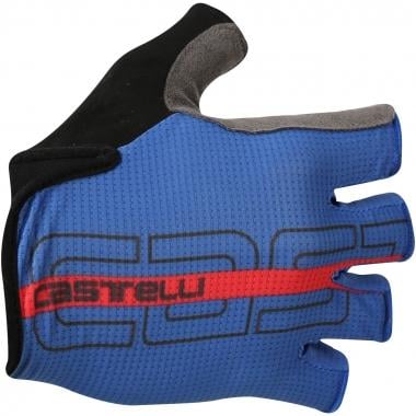 CASTELLI TEMPO Short Finger Gloves Blue/Red 0