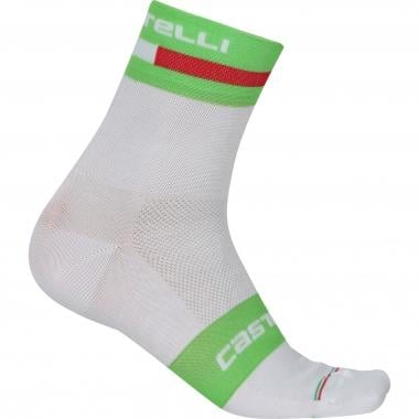 Socken CASTELLI VOLO 9 Weiß/Grün 0