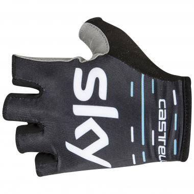 CASTELLI TEAM SKY ROUBAIX Short Finger Gloves Black 0