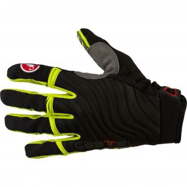 Handschuhe CASTELLI CROSS CW 6.0 Schwarz/Neongelb 0