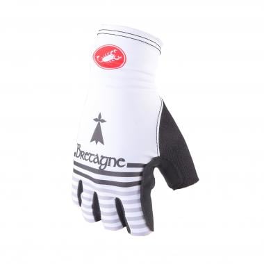CASTELLI AERO RACE BRETAGNE Short Finger Gloves White 0