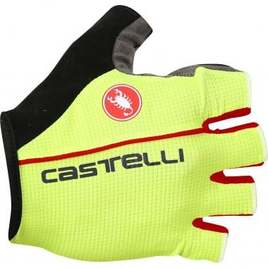 CASTELLI CIRCUITO Short Finger Gloves Yellow/Black 0