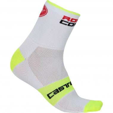 CASTELLI ROSSOCORSA 6 Socks White/Neon Yellow 0