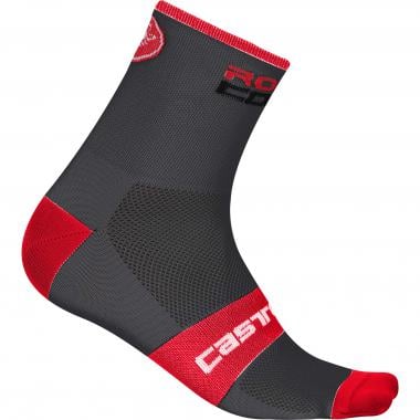 CASTELLI ROSSO CORSA 6 Socks Anthracite/Red 0