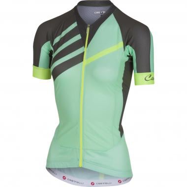 CASTELLI AERO RACE Women's Short-Sleeved Jersey Green 0